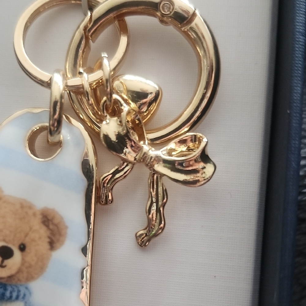 Piper K Teddy Bear Keychain - Picture 4 of 6
